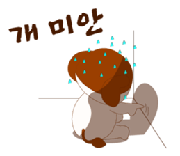 Dog series sticker #12863578