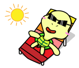 Vitality turtle adventure every day sticker #12863617