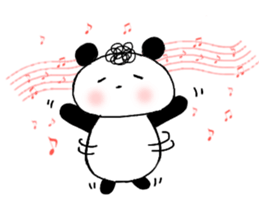 Natural Perm Panda 3 sticker #12863824