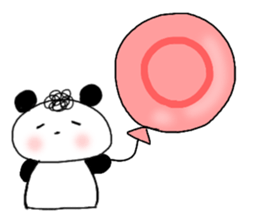 Natural Perm Panda 3 sticker #12863826