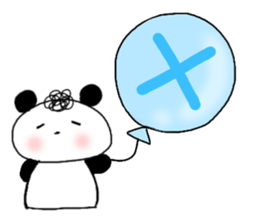 Natural Perm Panda 3 sticker #12863827