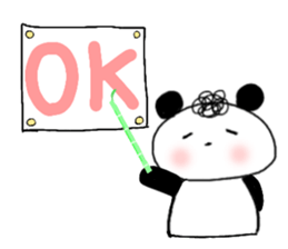 Natural Perm Panda 3 sticker #12863828