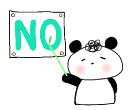 Natural Perm Panda 3 sticker #12863829