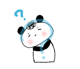 Natural Perm Panda 3 sticker #12863831