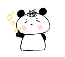 Natural Perm Panda 3 sticker #12863832