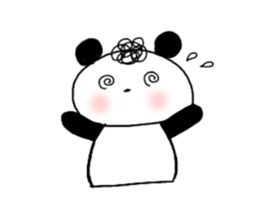 Natural Perm Panda 3 sticker #12863835