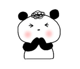 Natural Perm Panda 3 sticker #12863837