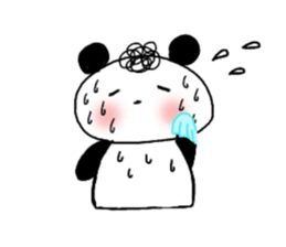 Natural Perm Panda 3 sticker #12863839