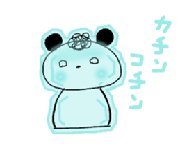 Natural Perm Panda 3 sticker #12863845