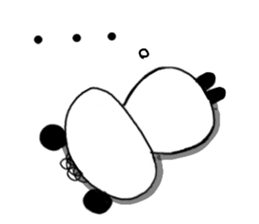 Natural Perm Panda 3 sticker #12863849