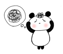 Natural Perm Panda 3 sticker #12863850