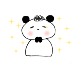 Natural Perm Panda 3 sticker #12863851