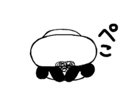 Natural Perm Panda 3 sticker #12863853