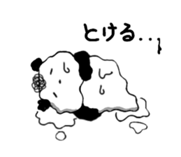 Natural Perm Panda 3 sticker #12863854