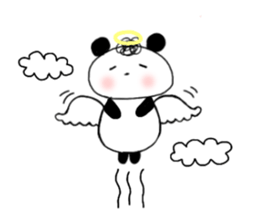 Natural Perm Panda 3 sticker #12863860