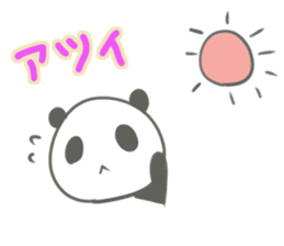 Gray panda chan sticker #12863910