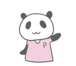 Gray panda chan sticker #12863914