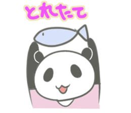 Gray panda chan sticker #12863918