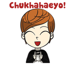Chibi Kpop Korean Fanboy sticker #12864109