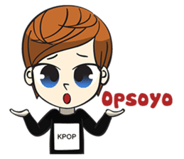 Chibi Kpop Korean Fanboy sticker #12864111