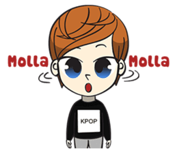 Chibi Kpop Korean Fanboy sticker #12864114