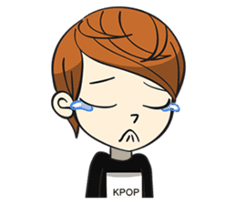Chibi Kpop Korean Fanboy sticker #12864127