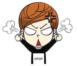 Chibi Kpop Korean Fanboy sticker #12864133