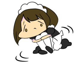 a milady and her maid sticker #12864197