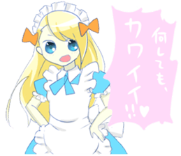 a milady and her maid sticker #12864201