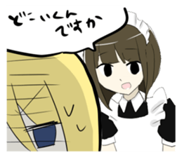 a milady and her maid sticker #12864206