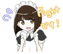 a milady and her maid sticker #12864208