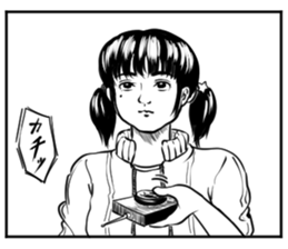 Tatami of comic-style stickers 2 sticker #12864292