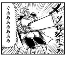 Tatami of comic-style stickers 2 sticker #12864295