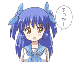 The girl of swimming suit and uniform 4 sticker #12864761