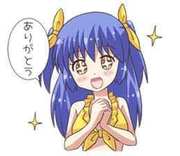 The girl of swimming suit and uniform 4 sticker #12864769