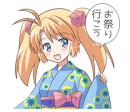 The girl of swimming suit and uniform 4 sticker #12864778