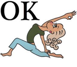 Tokyo Jenne @yoga sticker #12864785