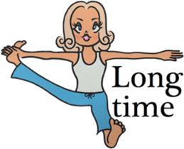 Tokyo Jenne @yoga sticker #12864801