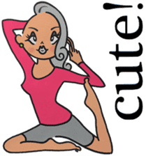 Tokyo Jenne @yoga sticker #12864806