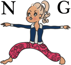Tokyo Jenne @yoga sticker #12864812