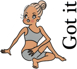 Tokyo Jenne @yoga sticker #12864819