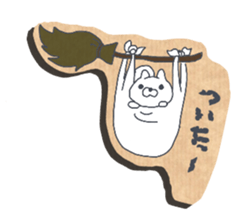 White squirrel -Halloween- sticker #12865115