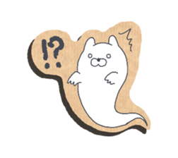 White squirrel -Halloween- sticker #12865121