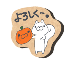 White squirrel -Halloween- sticker #12865132