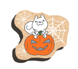White squirrel -Halloween- sticker #12865134