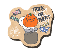 White squirrel -Halloween- sticker #12865139