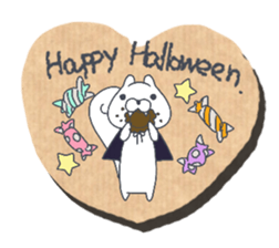 White squirrel -Halloween- sticker #12865140