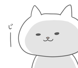 shiro-neko sticker #12865351