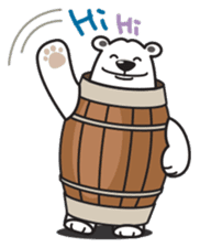 polar bear Bob sticker #12865886