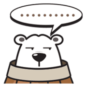 polar bear Bob sticker #12865893